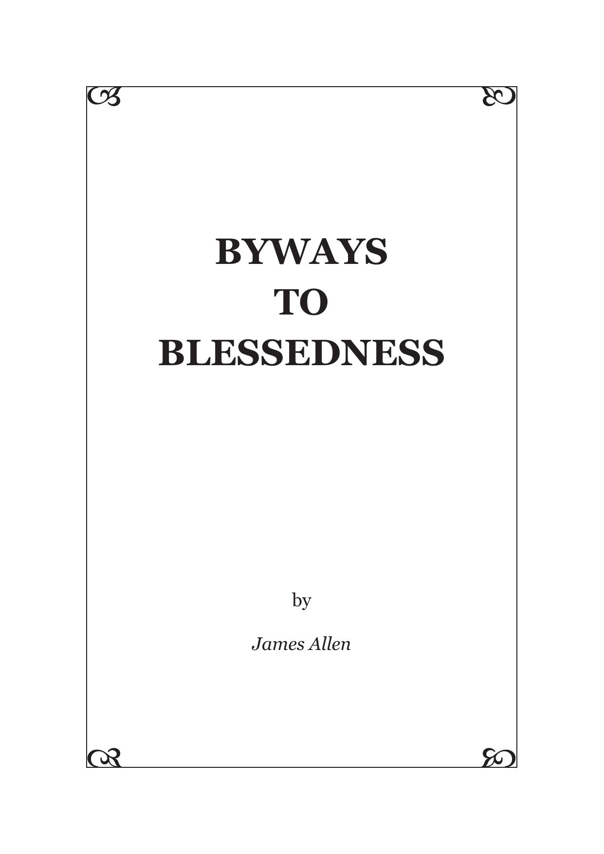 Byways to Blessedness by James Allen