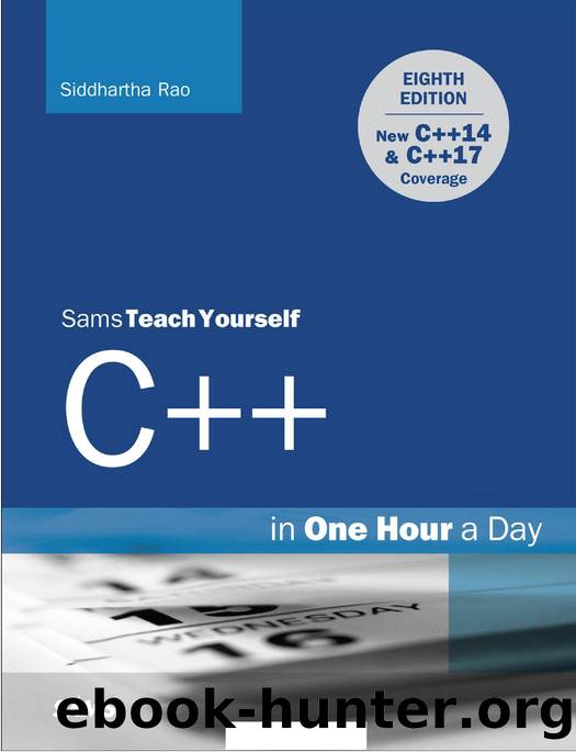 C  in One Hour a Day by Siddhartha Rao Redacted by Unknown