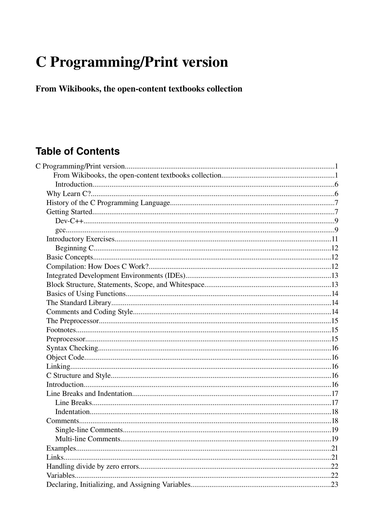 C Programming -scribd by Martin Harvan