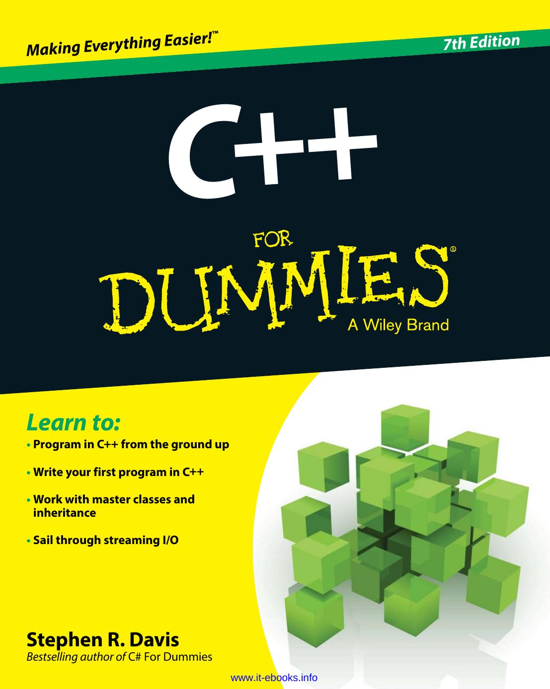 C++ For Dummies, 7th Edition by Stephen R. Davis