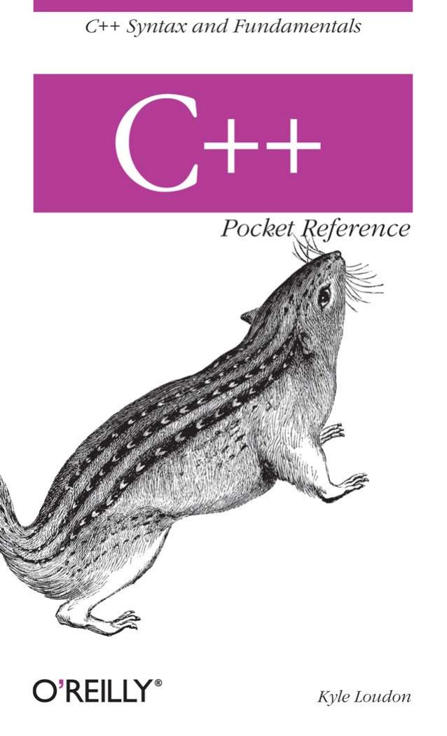 C++ Pocket Reference by Unknown