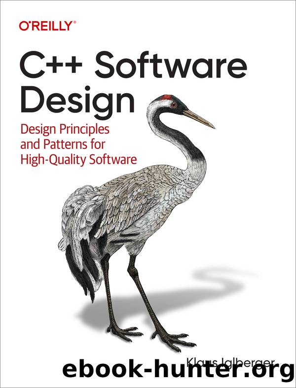 C++ Software Design by Klaus Iglberger