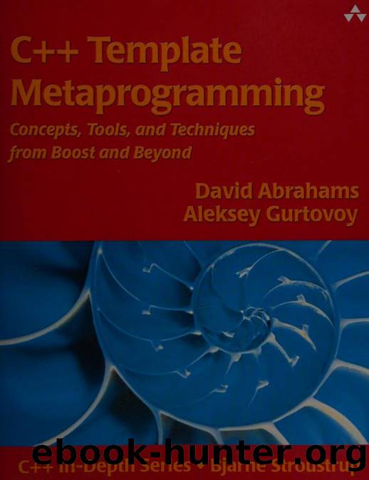 C++ template metaprogramming : concepts, tools, and techniques from boost and beyond by Abrahams David