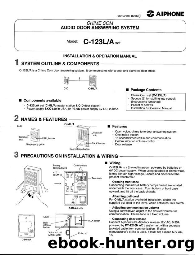 C-123L-A Chime-Com System Instructions by Unknown