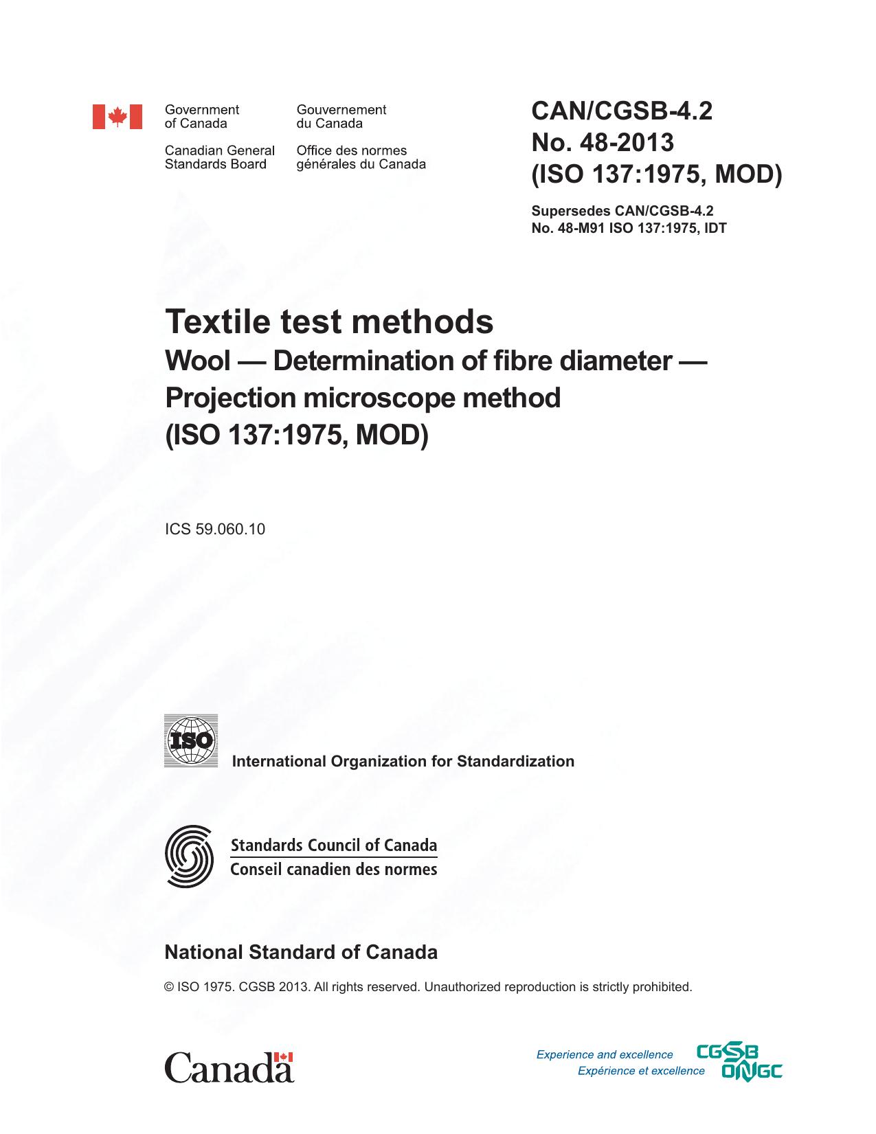 CAN CGSB 4.2 No. 48-2013 by Unknown