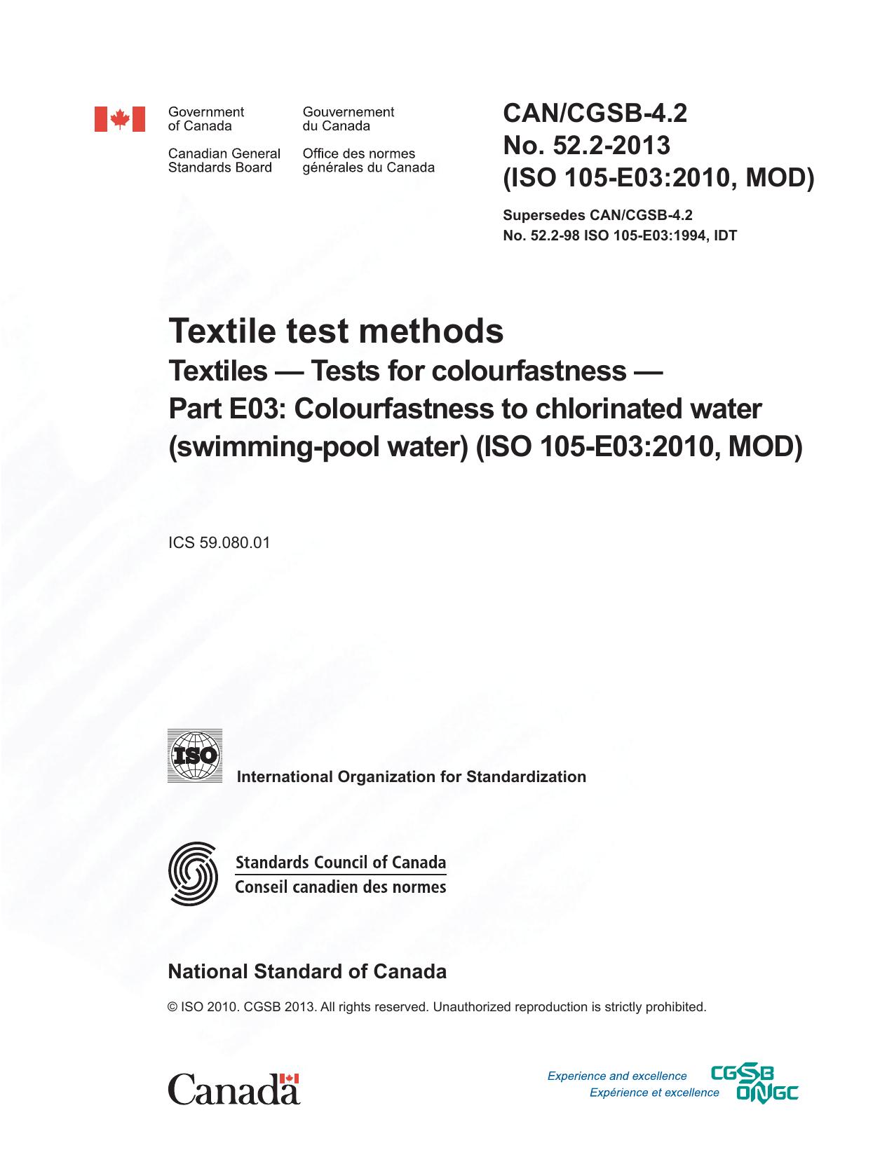 CAN CGSB 4.2 No. 52.2-2013 by Unknown
