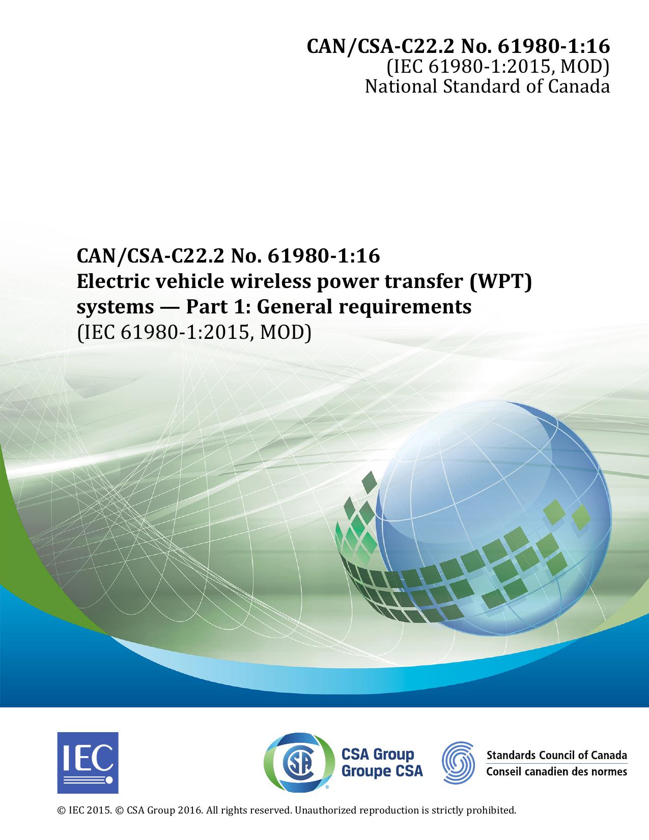 CAN CSA C22.2 No. 61980-1-16 by IEC