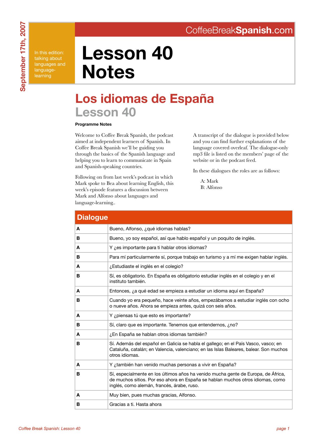 CBS-40-Notes by Mark Pentleton