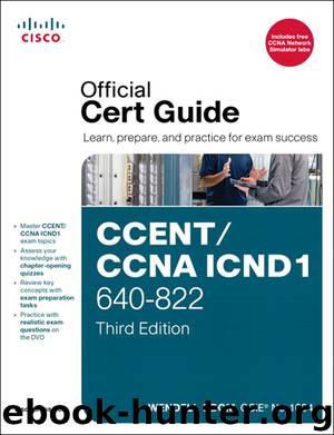CCENT/CCNA ICND1 640-822 Official Cert Guide by Wendell Odom