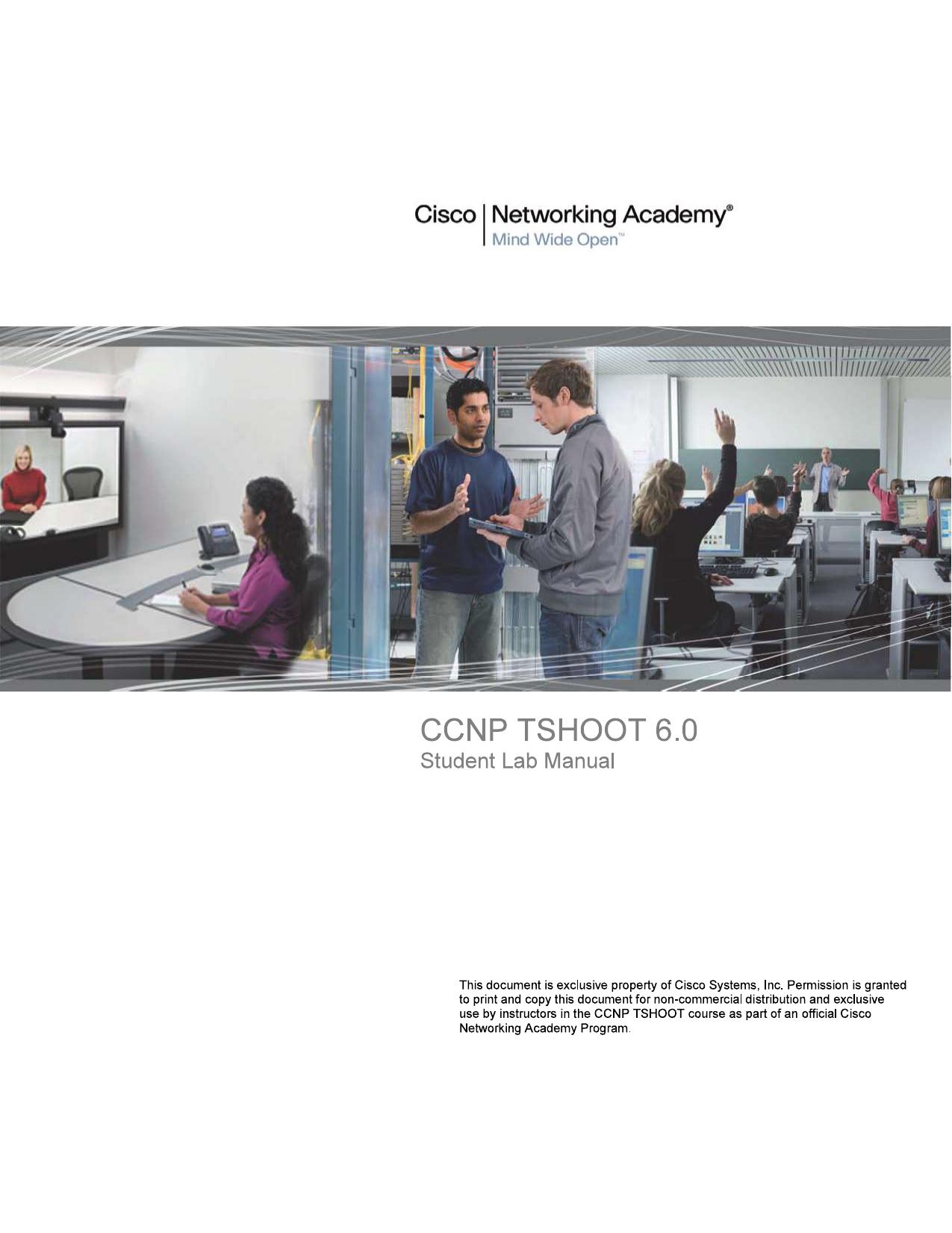 CCNP TSHOOT Lab Manual by Cisco Networking Academy