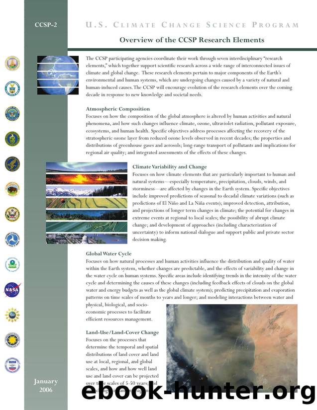 CCSP Fact Sheet:  Overview of the CCSP Research Elements by U.S. Climate Change Science Program