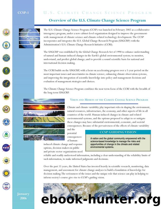 CCSP Fact Sheet: Overview of the U.S. Climate Change Science Program by U.S. Climate Change Science Program