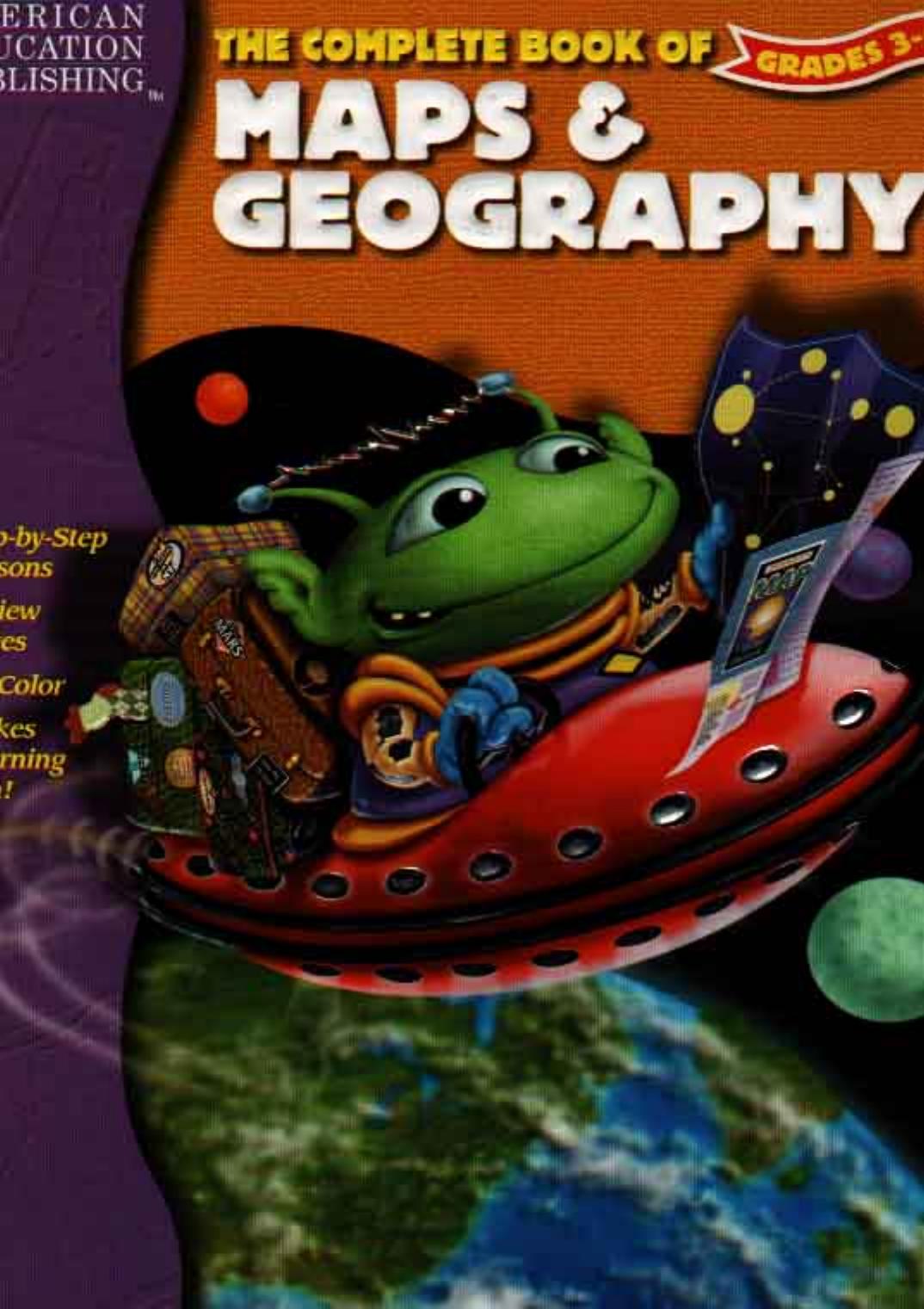 CD The Complete Book of Maps and Geography Gr 3-6 by Unknown