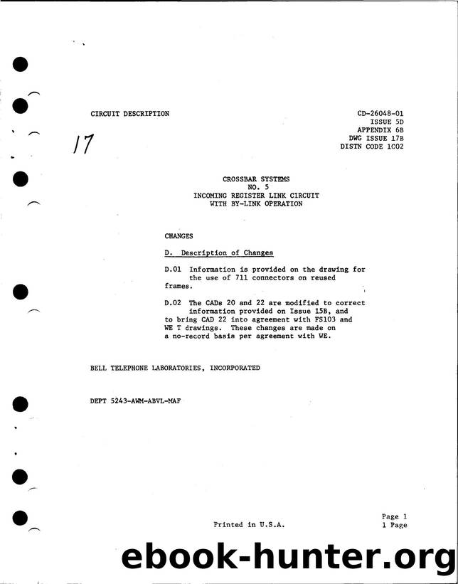CD-26048-01 I5D C by Unknown