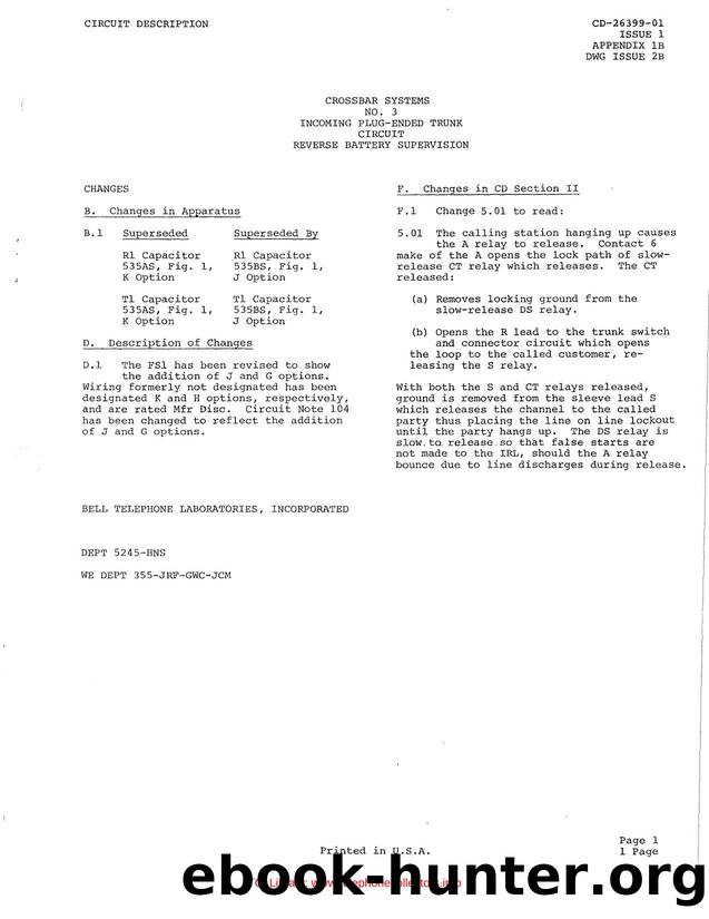 CD-26399-01 I1 C by Unknown