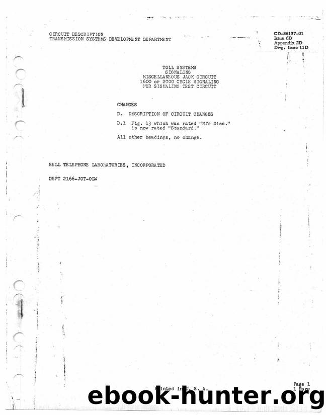 CD-56137-01 I6D C by Unknown