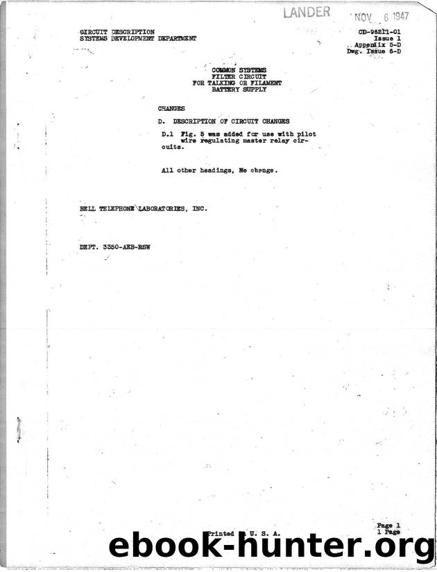 CD-96211-01 I1 C by Unknown