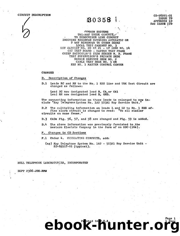 CD-96221-01 I7D C by Unknown