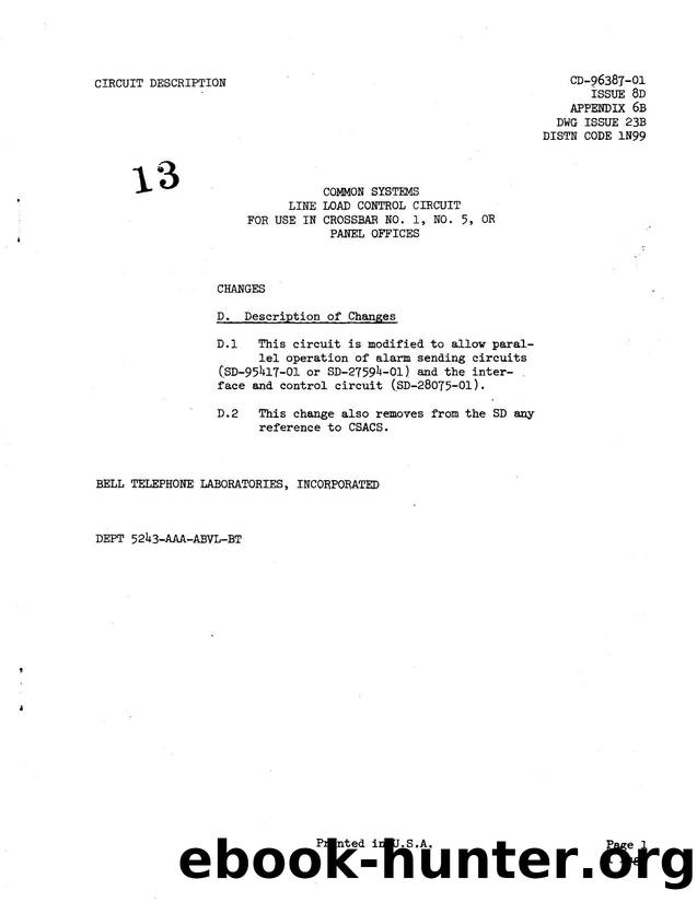 CD-96387-01 I8D C by Unknown