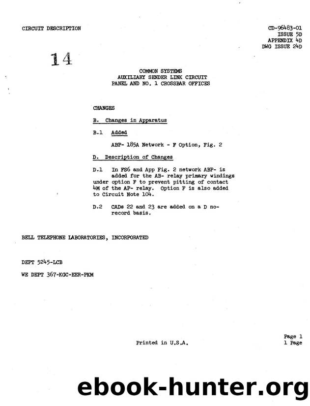 CD-96483-01 I5D C by Unknown