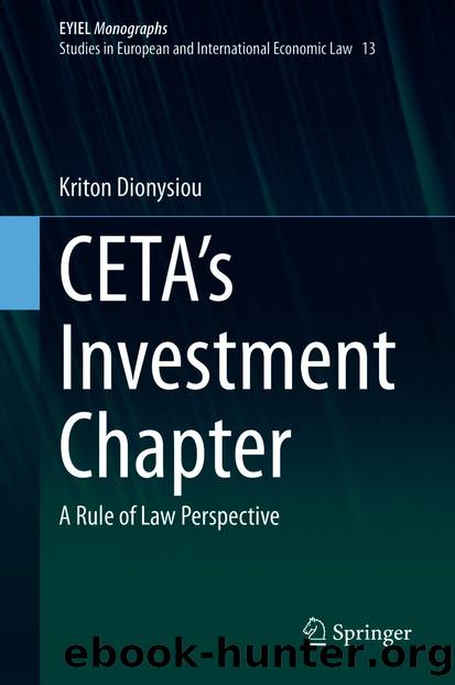 CETAâs Investment Chapter by Kriton Dionysiou
