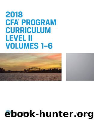 CFA Program Curriculum 2018 Level II (CFA Curriculum 2018) by CFA Institute