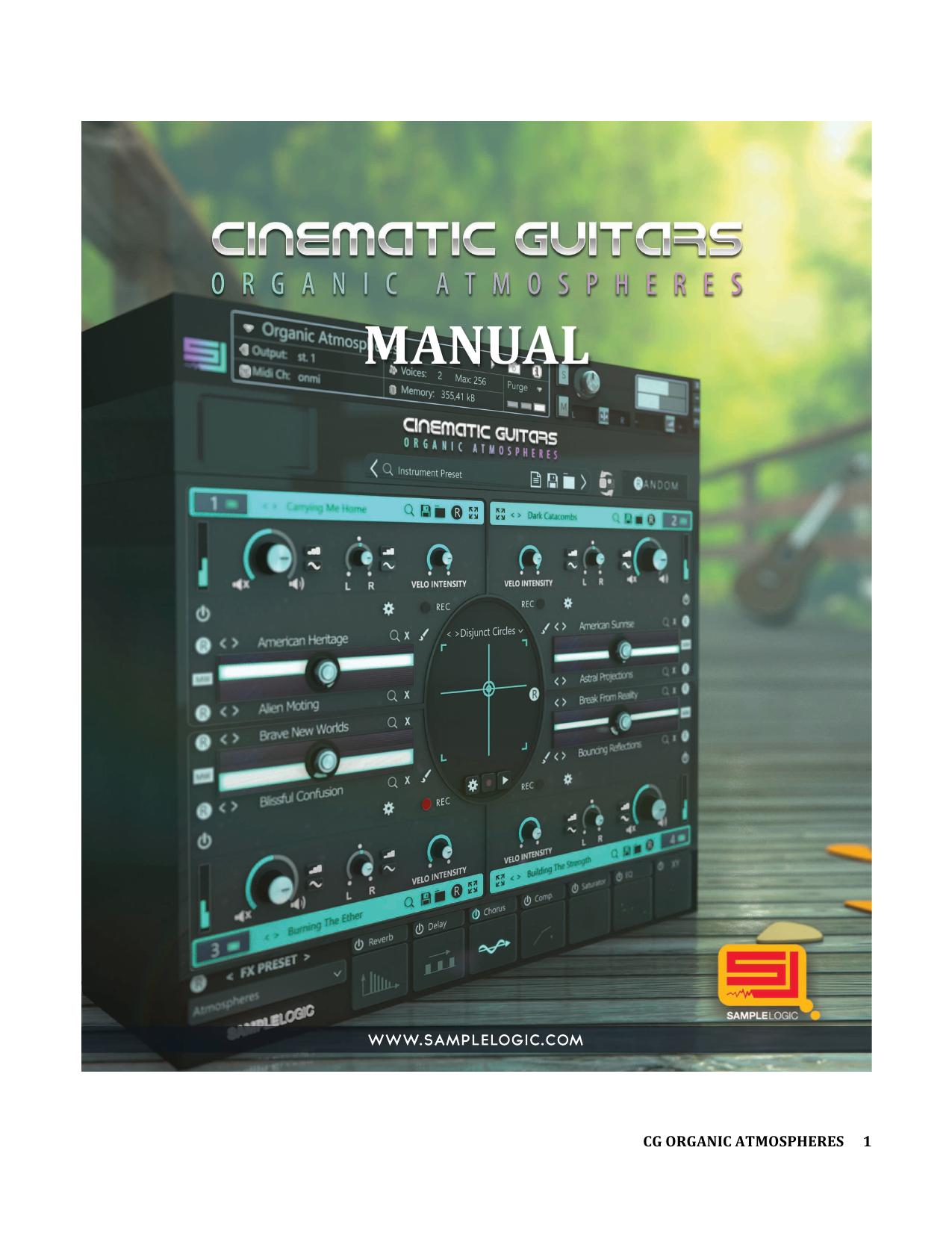 CG Organic Atmospheres Manual by Unknown