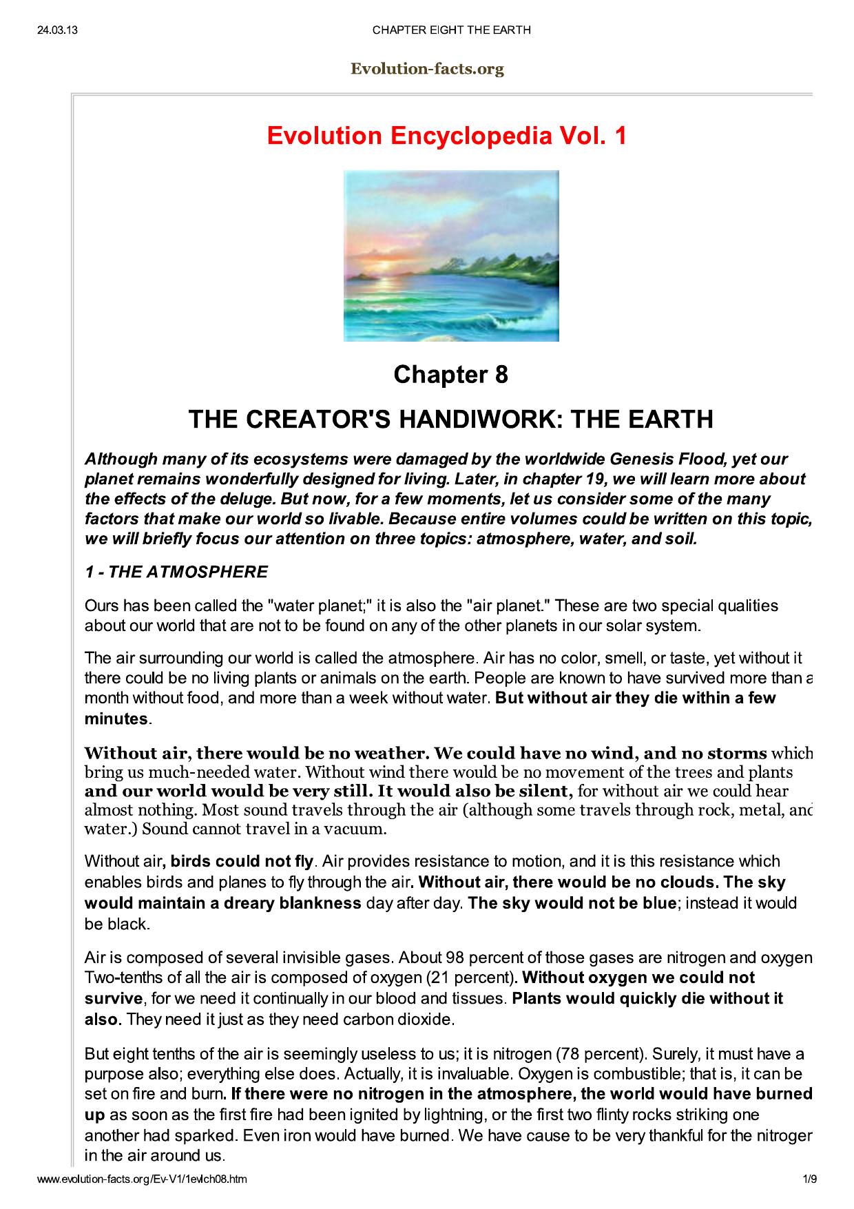 CHAPTER EIGHT THE EARTH by Benutzer1
