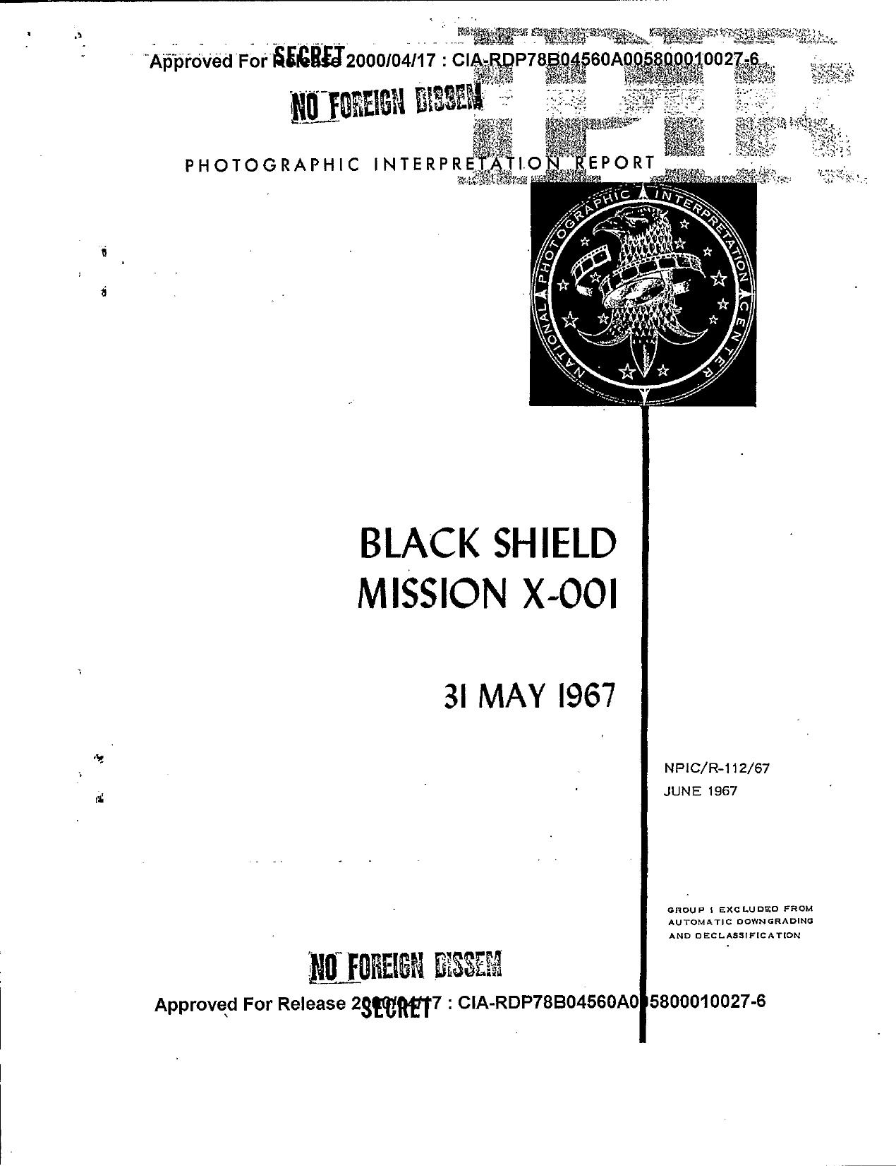 CIA Black Shield mission X001 (U2 over Vietnam) by Unknown