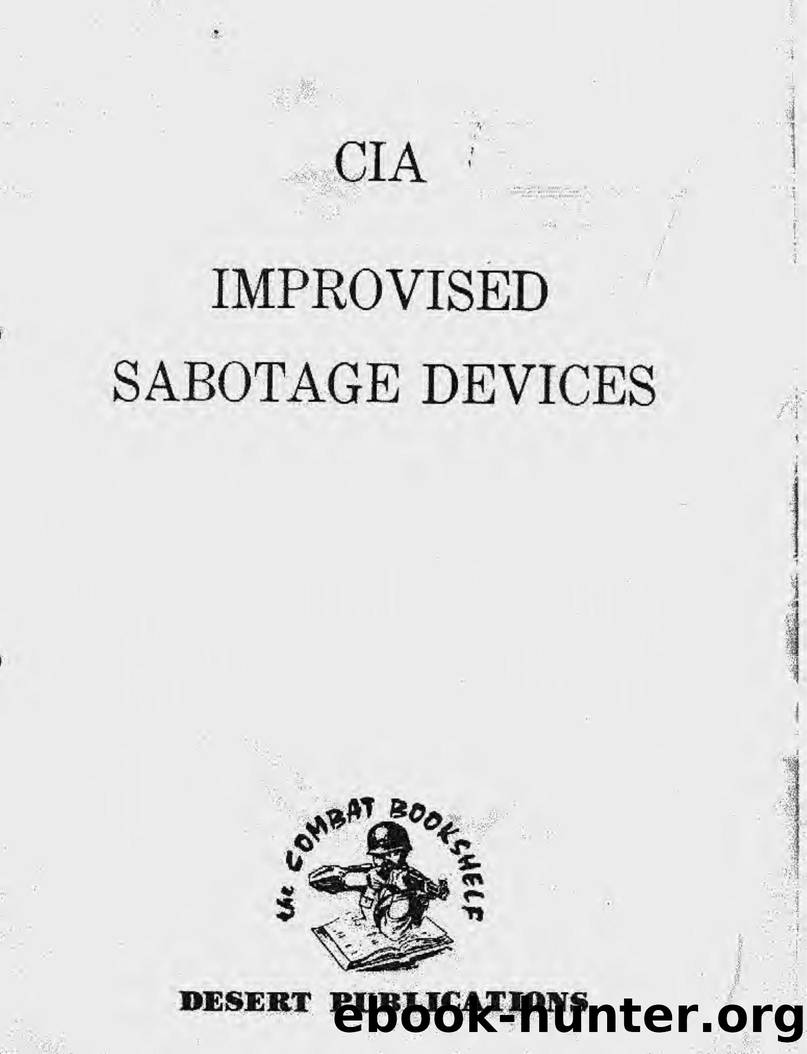 CIA Improvised Sabotage Devices.pdf by CIA Improvised Sabotage Devices.pdf