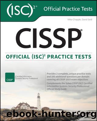 CISSP Official ISC2 Practice Tests by Chapple Mike; Seidl David; & Mike Chapple