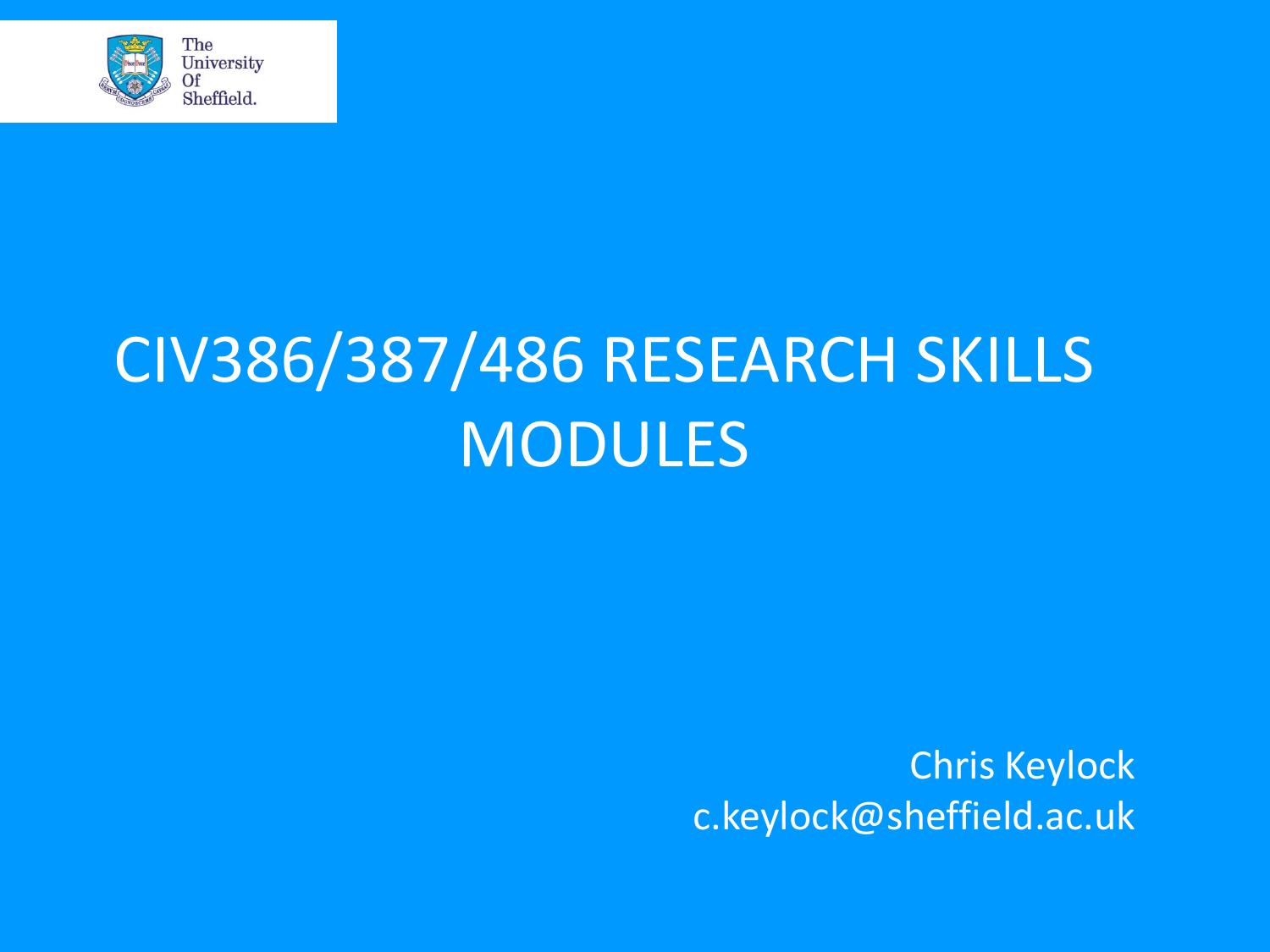 CIV 6702479 Risk Analysis and Extreme Events by Chris Keylock