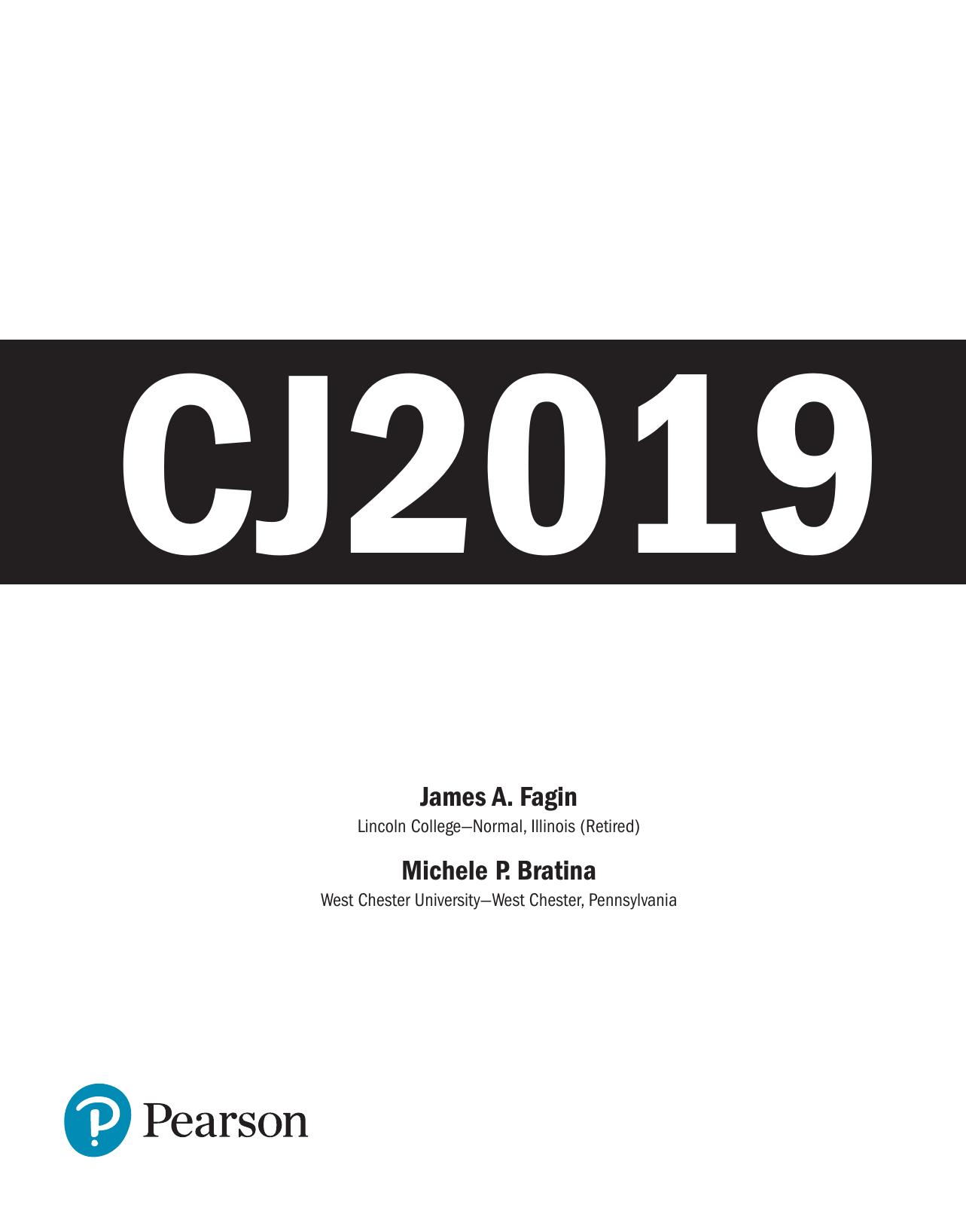 CJ 2019 by James A. Fagin and Michele P. Bratina
