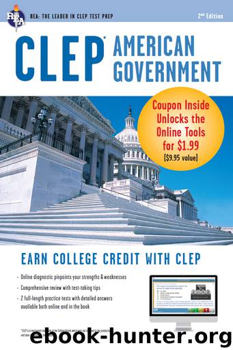 CLEP American Government w Online Practice Exams by Preston Jones