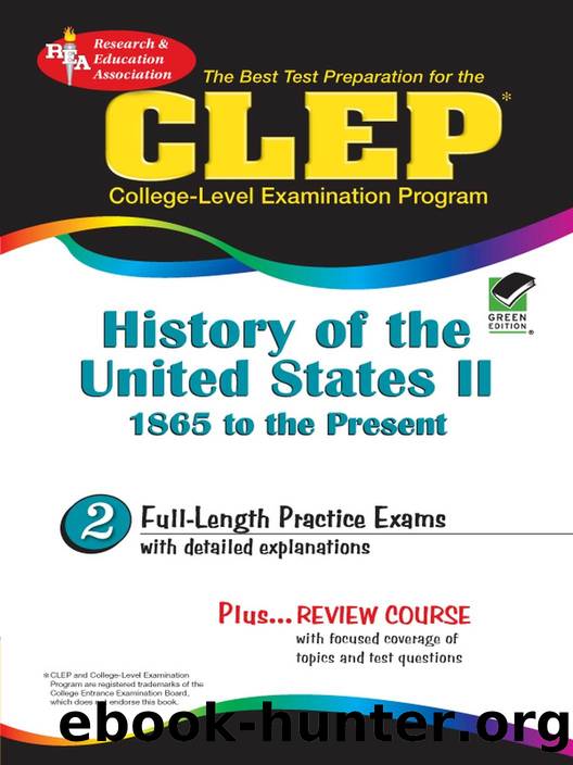 CLEP History of the United States II by Editors of REA