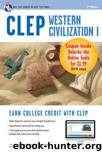 CLEP Western Civilization I with Online Practice Exams by Robert Ziomkowski