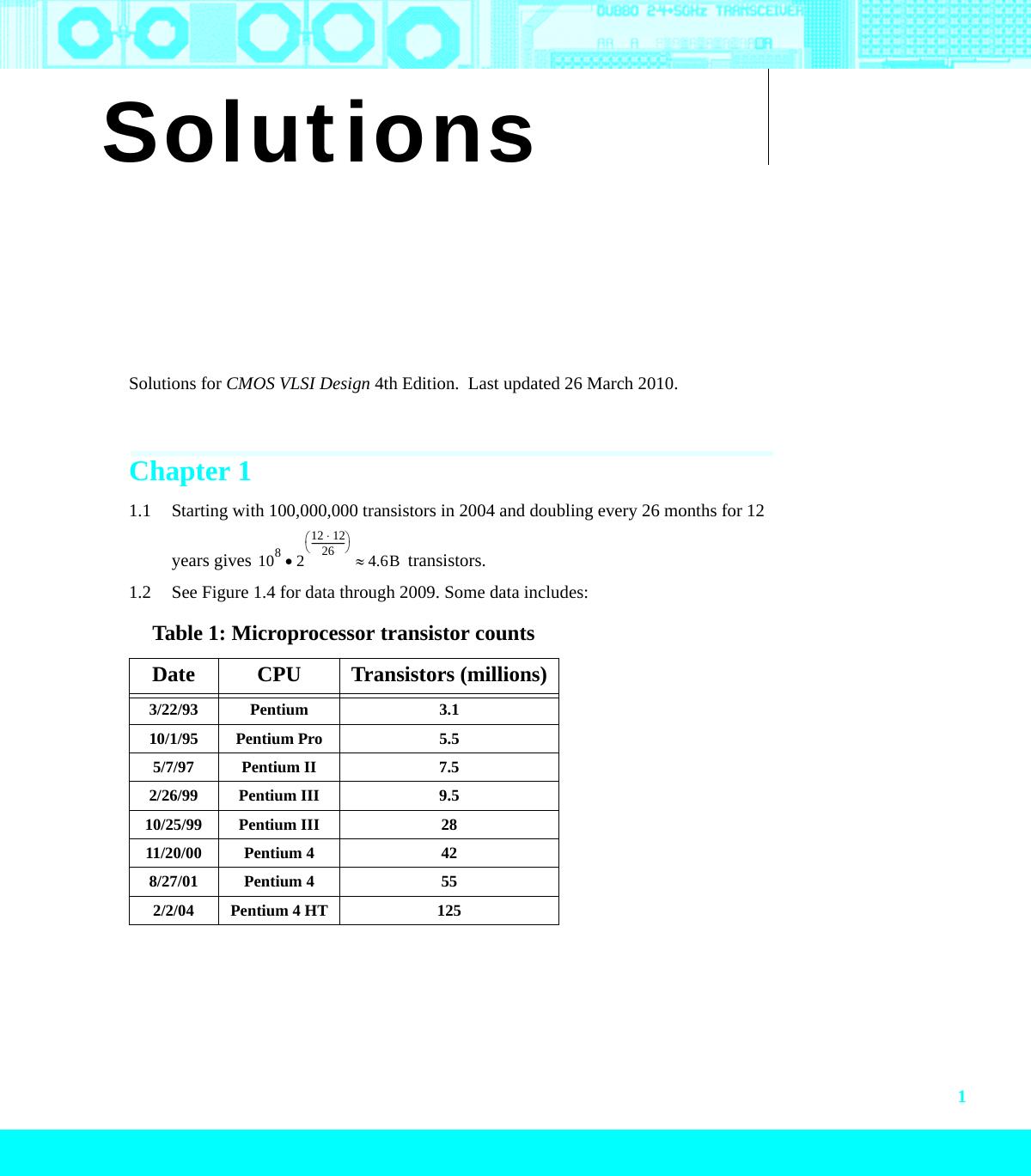 CMOS VLSI Design: A Circuits and Systems Perspective (4th Edition) Solution by Unknown