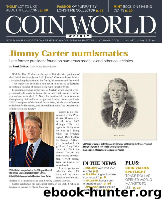 COIN WORLD 2025.01.20 Volume 66 Issue 3380 Publication For Coin And Paper Money Collectors by Unknown