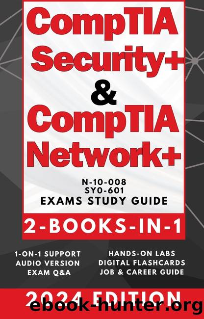 COMPTIA SECURITY+ & NETWORK+ STUDY GUIDE: The Ultimate 2-BOOKS-IN-1 Certification Pack with 1-ON-1 SUPPORT, AUDIO, HANDS-ON LABS, TESTS, REAL-WORLD SCENARIOS, TROUBLESHOOTING, CAREER GUIDANCE & MORE by Solutions SmartStudy