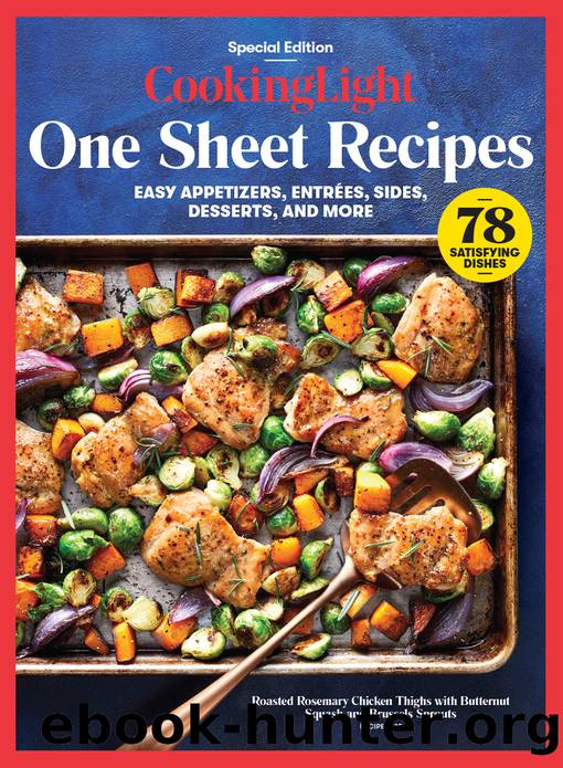 COOKING LIGHT One Sheet Recipes by The Editors of Cooking Light
