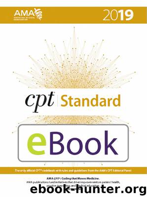 CPT Standard 2019 by American Medical Association