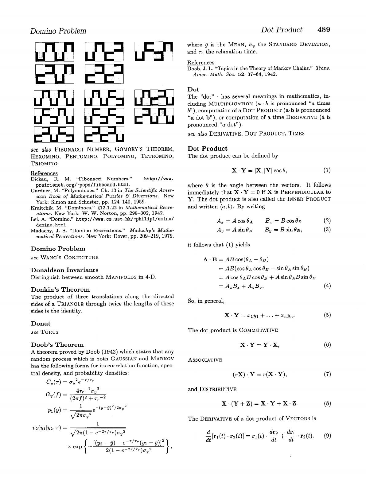CRC Concise Encyclopedia of Mathematics by E. Weisstein