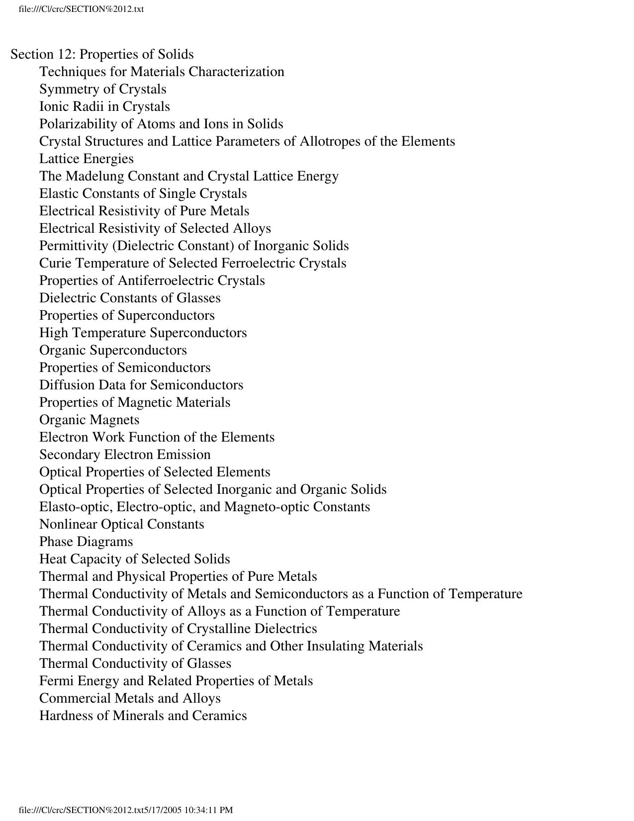 CRC Handbook of Chemistry and Physics-Editorial Board by LRN EBOOKS