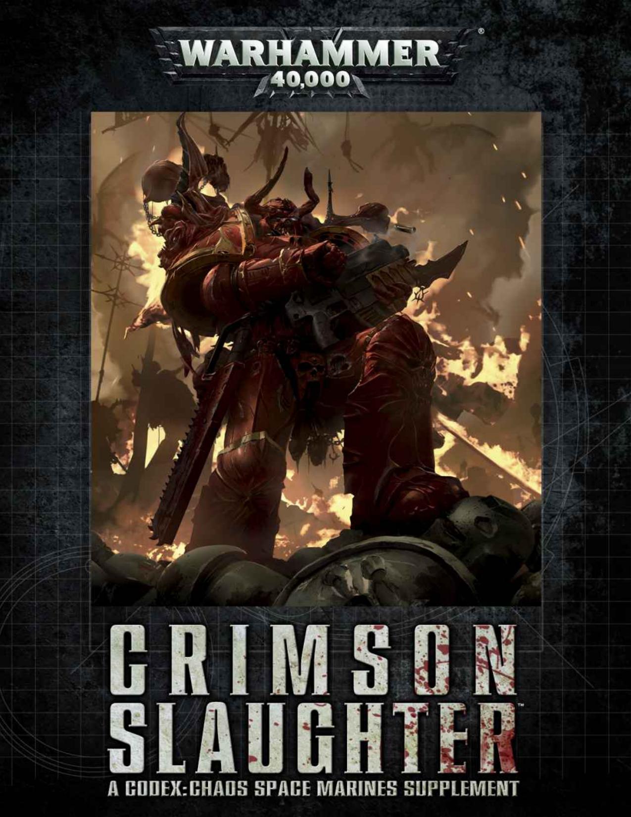 CRIMSON SLAUGHTER by Games Workshop Ltd