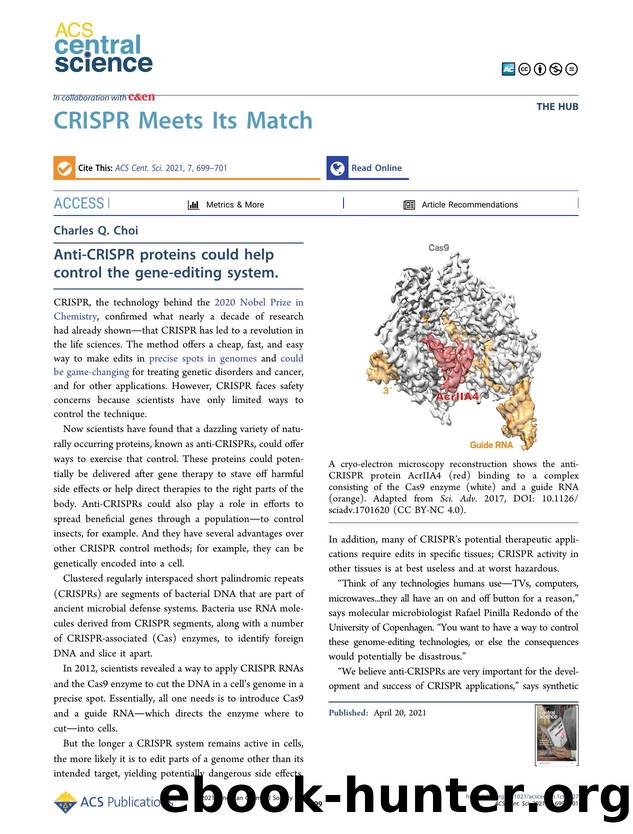 CRISPR Meets Its Match by Charles Q. Choi