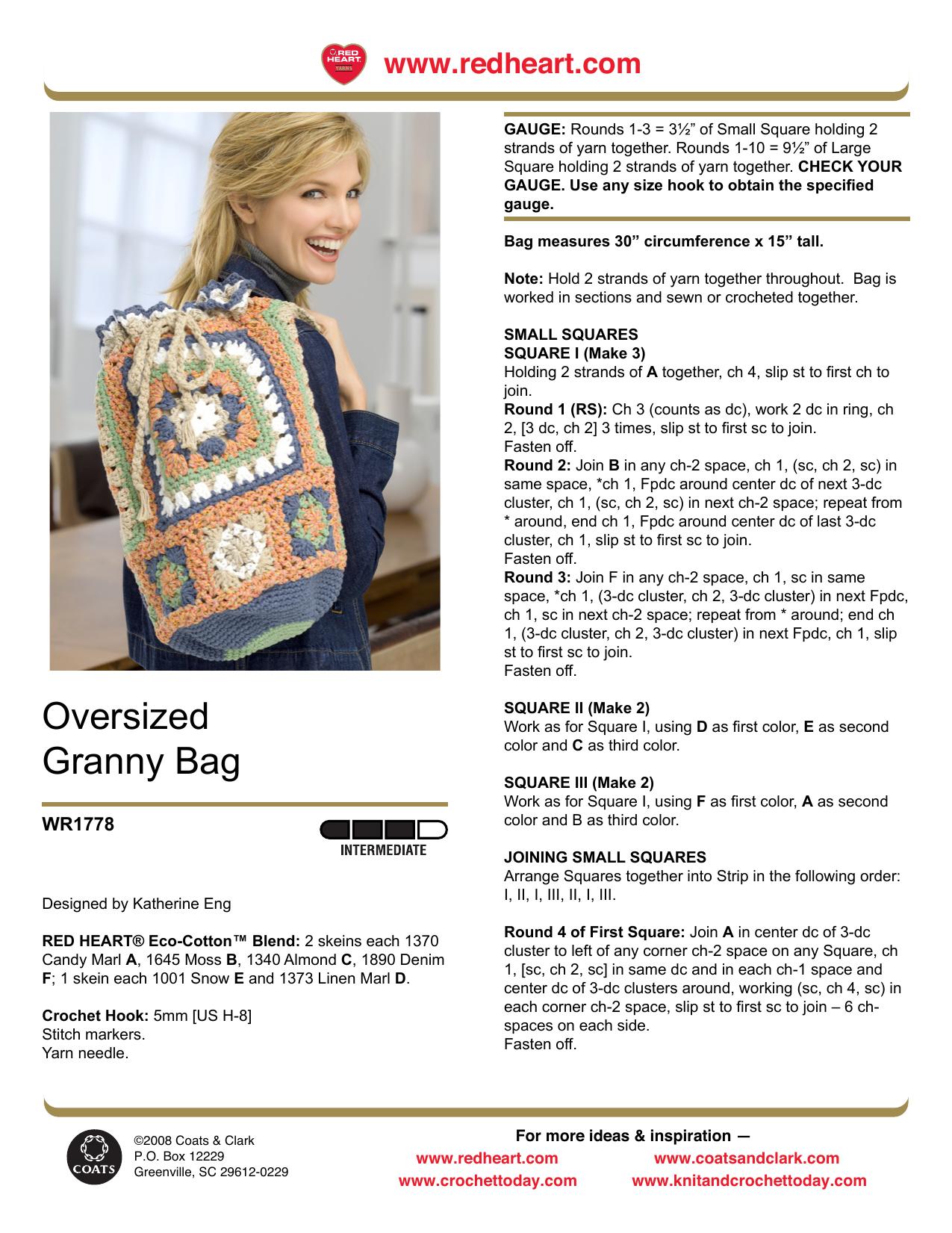 CROCHET - Katherine Eng by Oversized Granny Bag