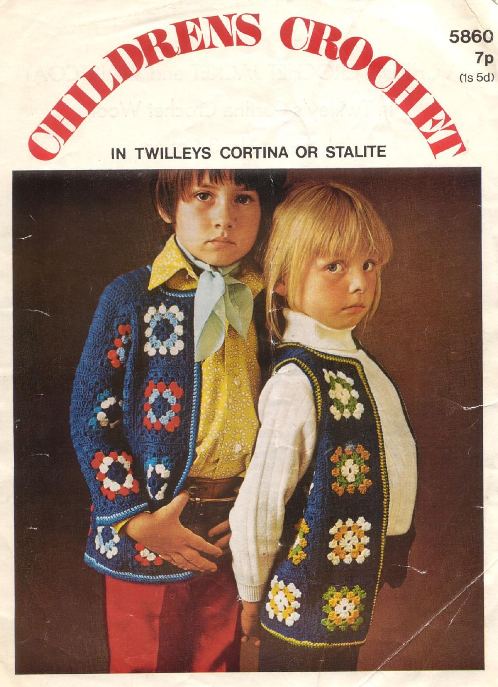 CROCHET by A Child's Crochet Jacket & Waistcoat