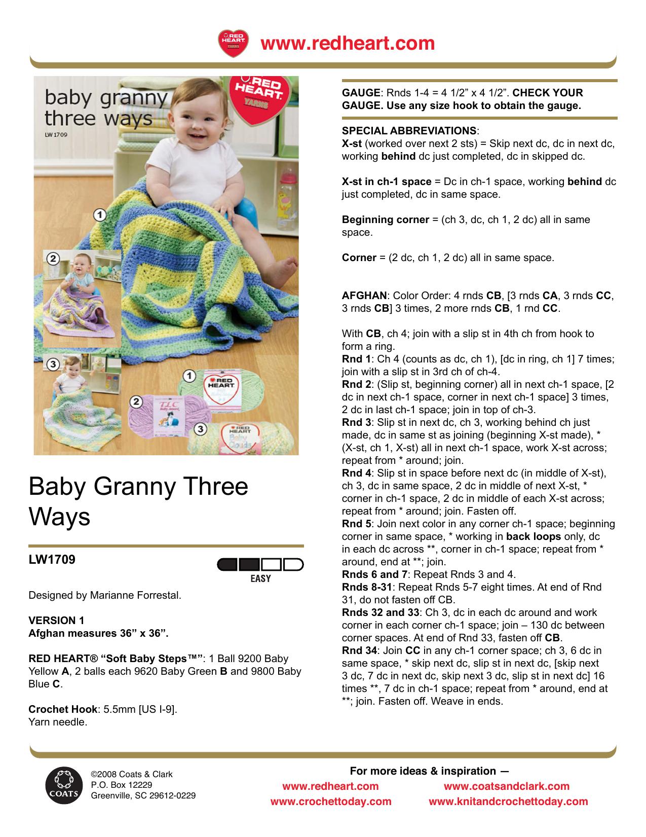 CROCHET by Baby Granny Three Ways