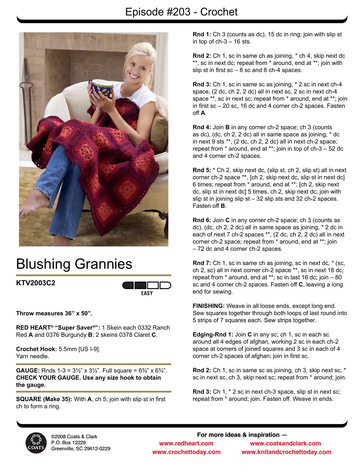 CROCHET by Blushing Grannies (show 203)