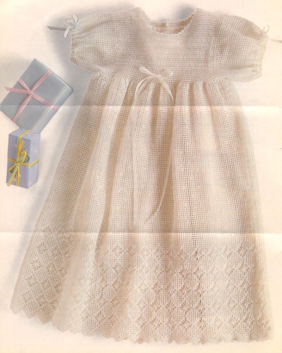CROCHET by Christening dress